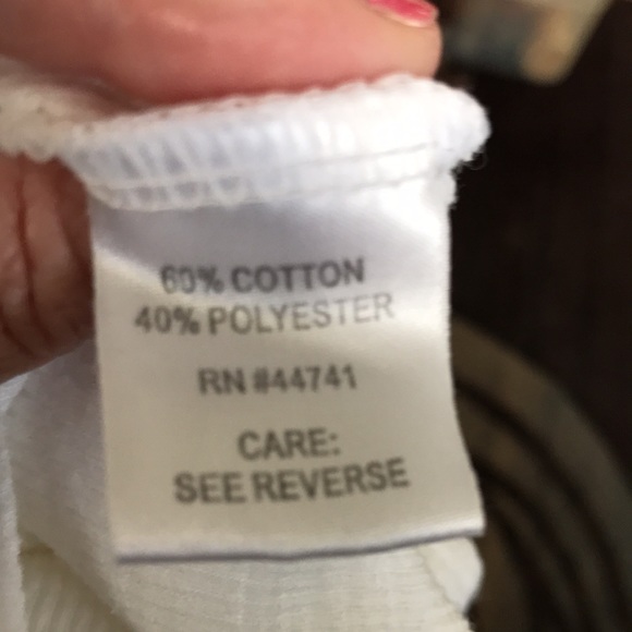 ASPIRE PURE WHITE RIBBED TANK TOP SIZE S - Picture 3 of 4